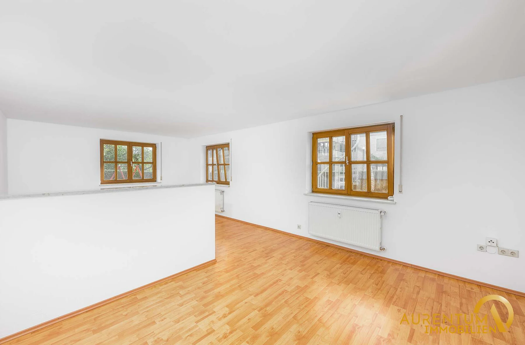 Wohnbereich der Erdgeschosswohnung