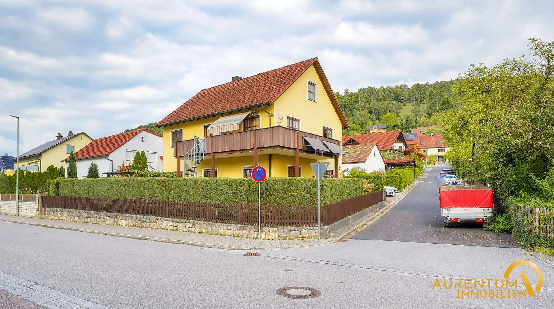 Außenansicht des Wohnhauses in Riedenburg
